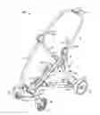 Fig. 01 - Stroller with frame position sensor