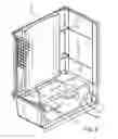 Fig. 09 - Movable seat for shower stall
