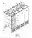 Fig. 02 - Computer cabinets having progressive air velocity cooling systems and associated methods of manufacture and use