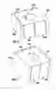 Fig. 02 - Portable folding potty seat assembly