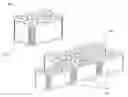 Fig. 01 - Adjustable mattress with interchangeable foam springs
