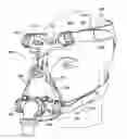 Fig. 01 - Forehead support for a patient interface