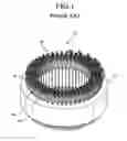 Fig. 02 - Method of welding coil end of stator of electric rotating machine