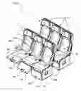 Fig. 01 - Seating Arrangement, Seat Unit, Tray Table and Seating System