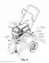 Fig. 07 - Tilting paint spray pump and cart