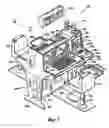 Fig. 02 - Ergonomically-designed dual station, dual display gaming station with player conveniences