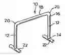 Fig. 01 - Method for teaching a user proper crossover dribbling using a basketball dribble device