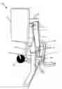 Fig. 01 - Strike training machine with bidirectional weight resistance