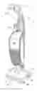 Fig. 01 - Upright vacuum with floating head