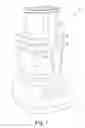 Fig. 02 - Food processor with a lockable adjustable blade assembly