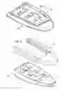 Fig. 07 - Folding transom for a collapsible boat