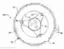 Fig. 01 - Crankshaft damper and tone wheel assembly having noise reducing configuration