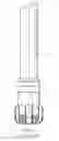 Fig. 02 - Drill bit with tiered cutters