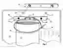 Fig. 02 - Fixing device for a notice board