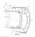 Fig. 06 - Variable fan duct nozzle translatable core/inner cowl including two overlapping portions made of different materials
