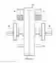 Fig. 09 - Asymmetric planetary drive assembly for use in shakers