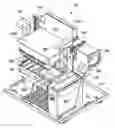 Fig. 01 - Elevator and method for tilting solid image build platform for reducing air entrainment and for build release