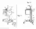Fig. 11 - Medical cart, medication module, height adjustment mechanism, and method of medication transport