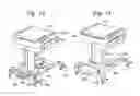 Fig. 12 - Medical cart, medication module, height adjustment mechanism, and method of medication transport