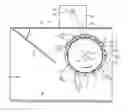 Fig. 01 - Water wheel impeller blade type electric power generating apparatus