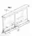 Fig. 02 - Device for locking the doors of a showcase