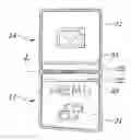 Fig. 01 - Key structure of operation section of electronic device, input device and electronic device using same