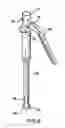 Fig. 07 - Spinal fixation system having locking and unlocking devices for use with a multi-planar, taper lock screw