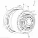 Fig. 01 - Harmonic drive camshaft phaser with a compact drive sprocket