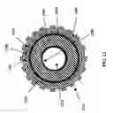 Fig. 15 - Methods and materials for making a monolithic porous pad cast onto a rotatable base