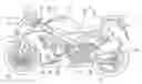Fig. 01 - Vehicle body frame of motorcycle