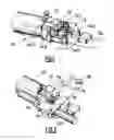 Fig. 02 - Vehicle windshield wiper motor having multiple attachment points, and mounting structure for said motor