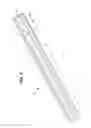 Fig. 03 - Injection molded plastic nestable shell for concrete parking bumpers