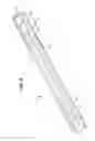 Fig. 05 - Injection molded plastic nestable shell for concrete parking bumpers