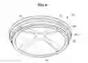 Fig. 08 - Injection molded plastic nestable shell for concrete parking bumpers
