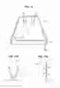 Fig. 13 - Injection molded plastic nestable shell for concrete parking bumpers