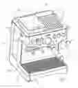 Fig. 02 - Espresso Machine with Grinder Dosing Control