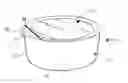 Fig. 01 - Container assembly with flexible lid seal and releasing arrangement
