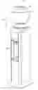 Fig. 01 - Water dispenser with flow-interruptible dispensing arrangement