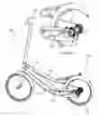 Fig. 01 - Human powered personal transportation device and drive mechanism for same