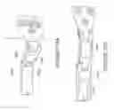 Fig. 24 - EASILY INSTALLED AND NON-DEFACING SECURITY LATCH