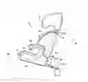 Fig. 01 - Adjuster and hinge for child booster seat
