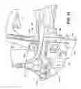 Fig. 14 - Adjuster and hinge for child booster seat
