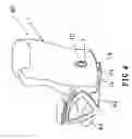 Fig. 04 - Lock release assembly for a collapsible chair having a fold-down back