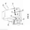 Fig. 09 - Lock release assembly for a collapsible chair having a fold-down back