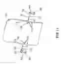 Fig. 11 - Lock release assembly for a collapsible chair having a fold-down back