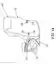 Fig. 13 - Lock release assembly for a collapsible chair having a fold-down back