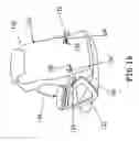 Fig. 14 - Lock release assembly for a collapsible chair having a fold-down back