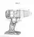 Fig. 02 - Installation structure of a temperature sensor in a brush motor and an electric power tool including same