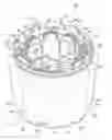 Fig. 01 - Stator, motor, and compressor