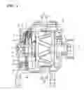 Fig. 02 - Alternator with engaged heat sinks and rectifier board